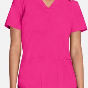 NWOT Cherokee Professionals Electric Pink Scrubs Set - Women's Size Small